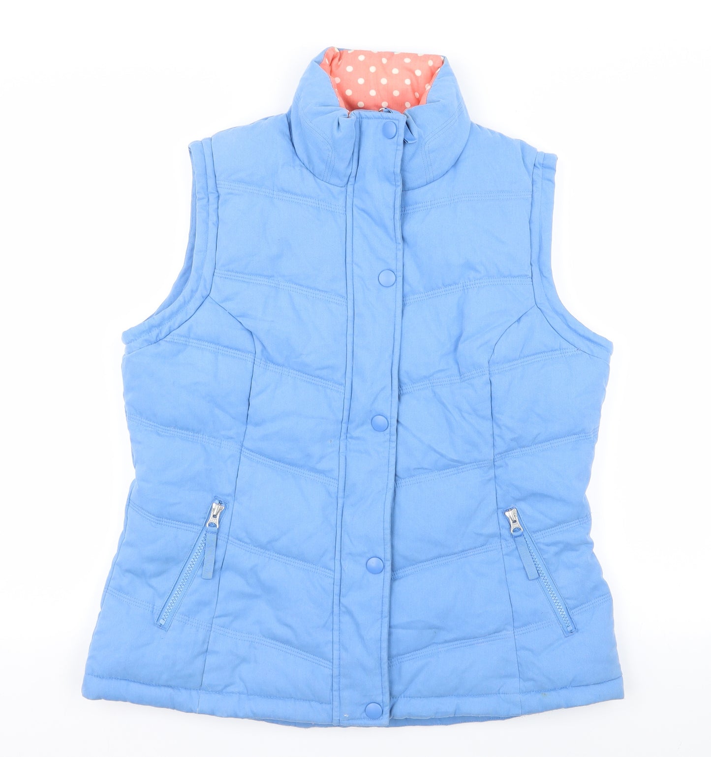 Per Una Womens Blue   Gilet Coat Size M
