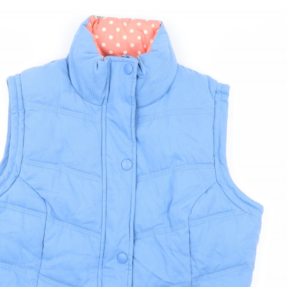 Per Una Womens Blue   Gilet Coat Size M
