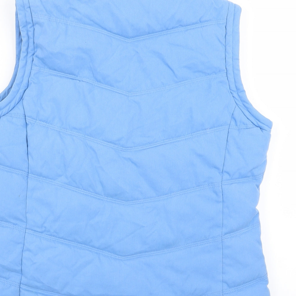 Per Una Womens Blue   Gilet Coat Size M