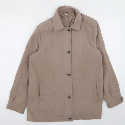 klassik Womens Brown   Jacket  Size 12