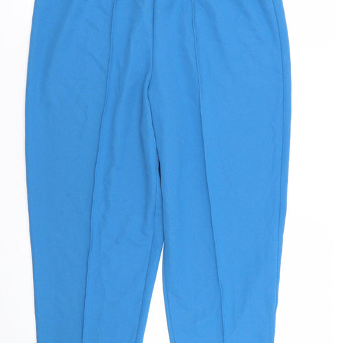 slimma Womens Blue   Trousers  Size 18 L23 in - Stretch waistband