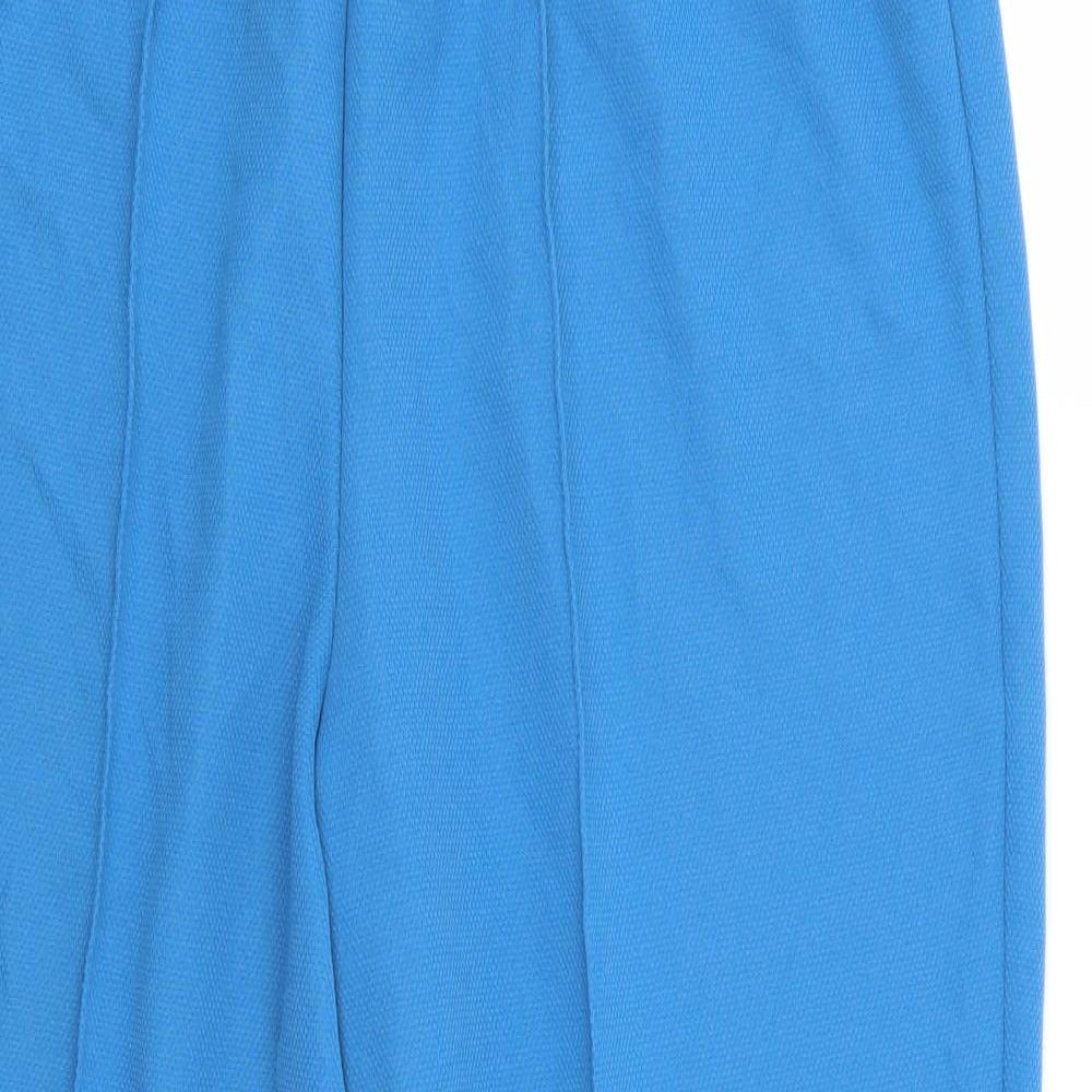 slimma Womens Blue   Trousers  Size 18 L23 in - Stretch waistband