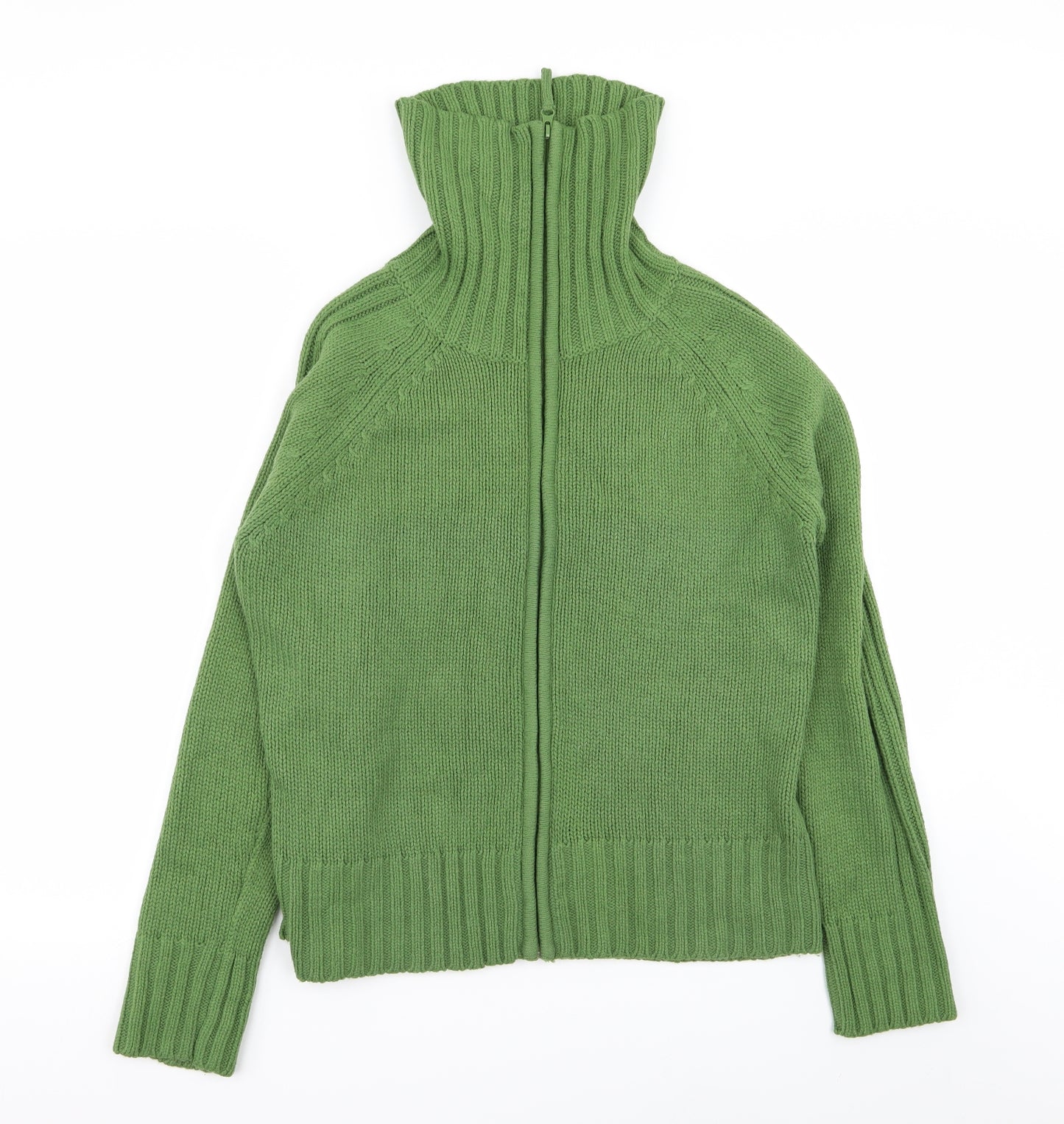 Asda George Womens Green   Full Zip Jumper Size 16