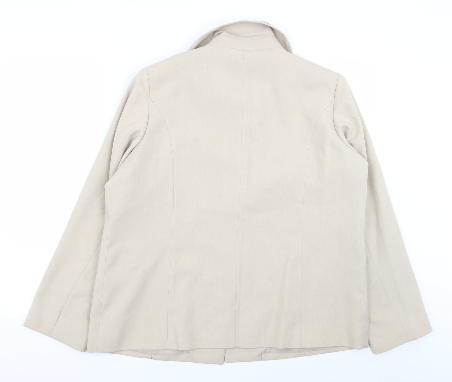 Wardrobe Womens Beige   Jacket Blazer Size 16