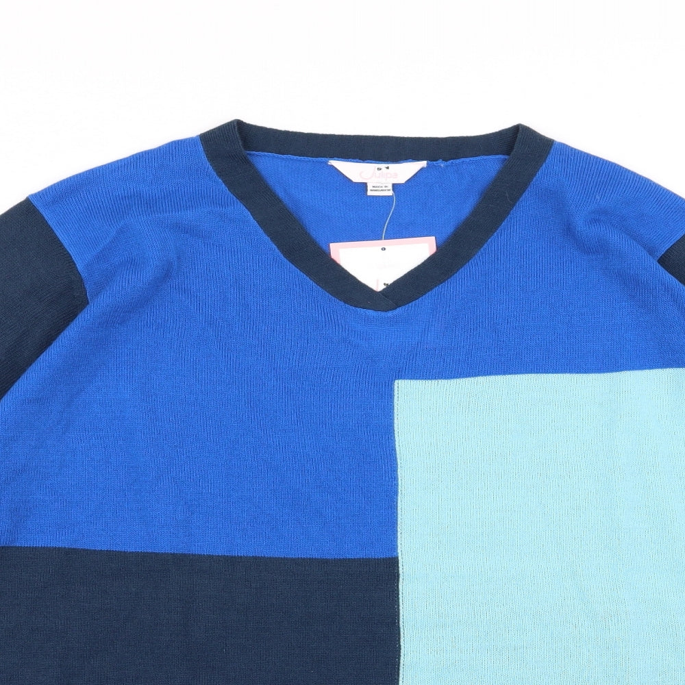 julipa Womens Multicoloured   Pullover Jumper Size 20