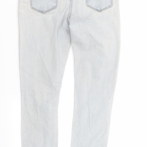 Glamorous Womens Blue   Skinny Jeans Size 8 L27 in - RIPPED JEANS