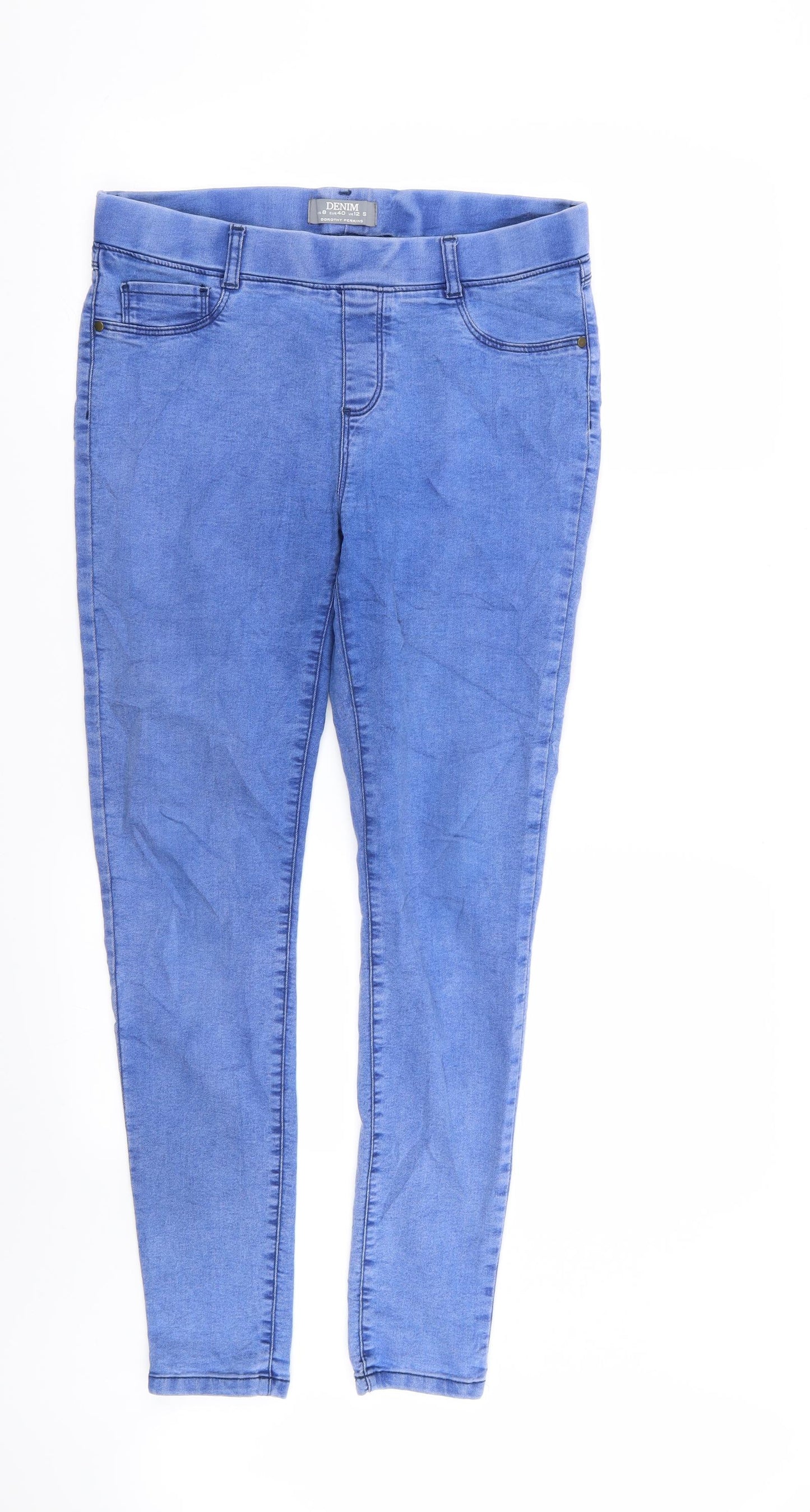 Dorothy Perkins Womens Blue   Jegging Leggings Size 12 L29 in - Stretch waistband
