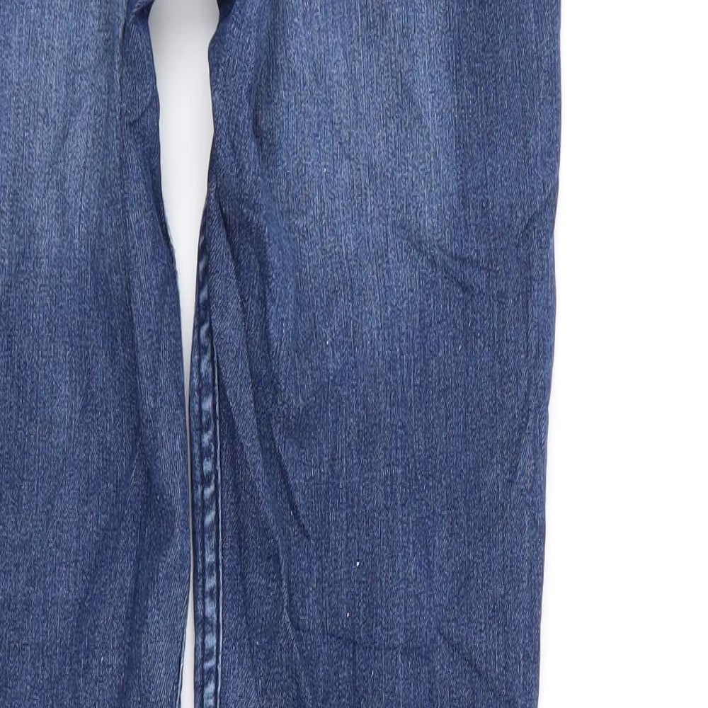 H&M Womens Blue   Skinny Jeans Size 8 L32 in