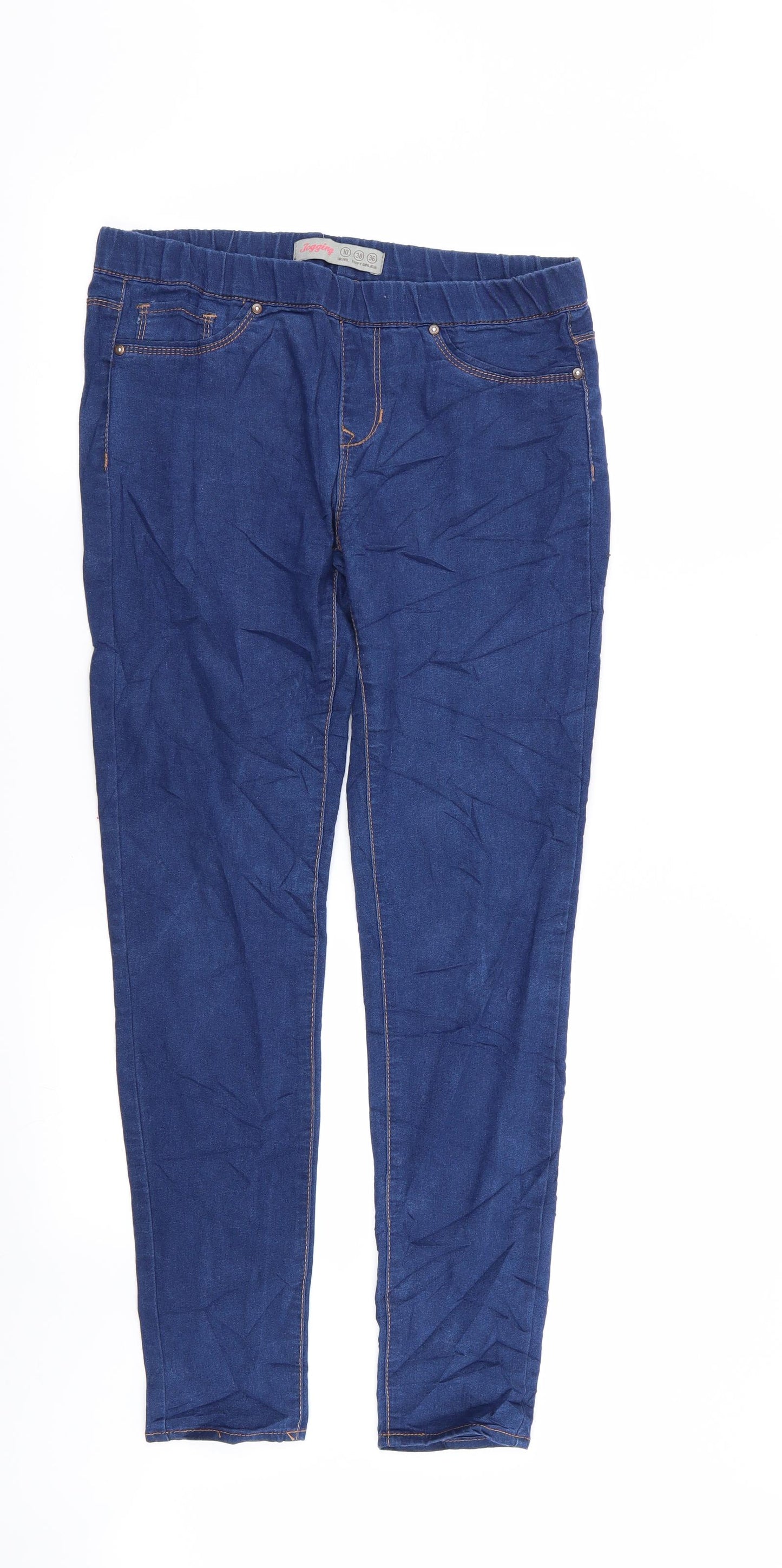 denim and co Womens Blue   Jegging Leggings Size 10 L30 in - Stretch waistband