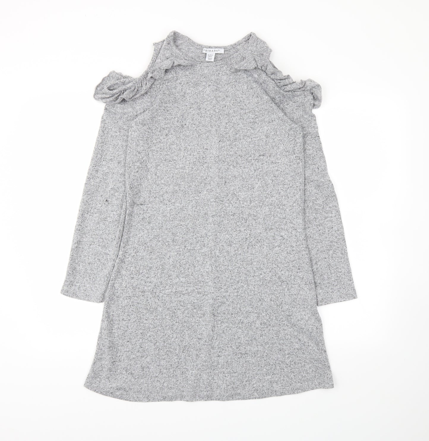 Primark Girls Grey   Jumper Dress  Size 13-14 Years