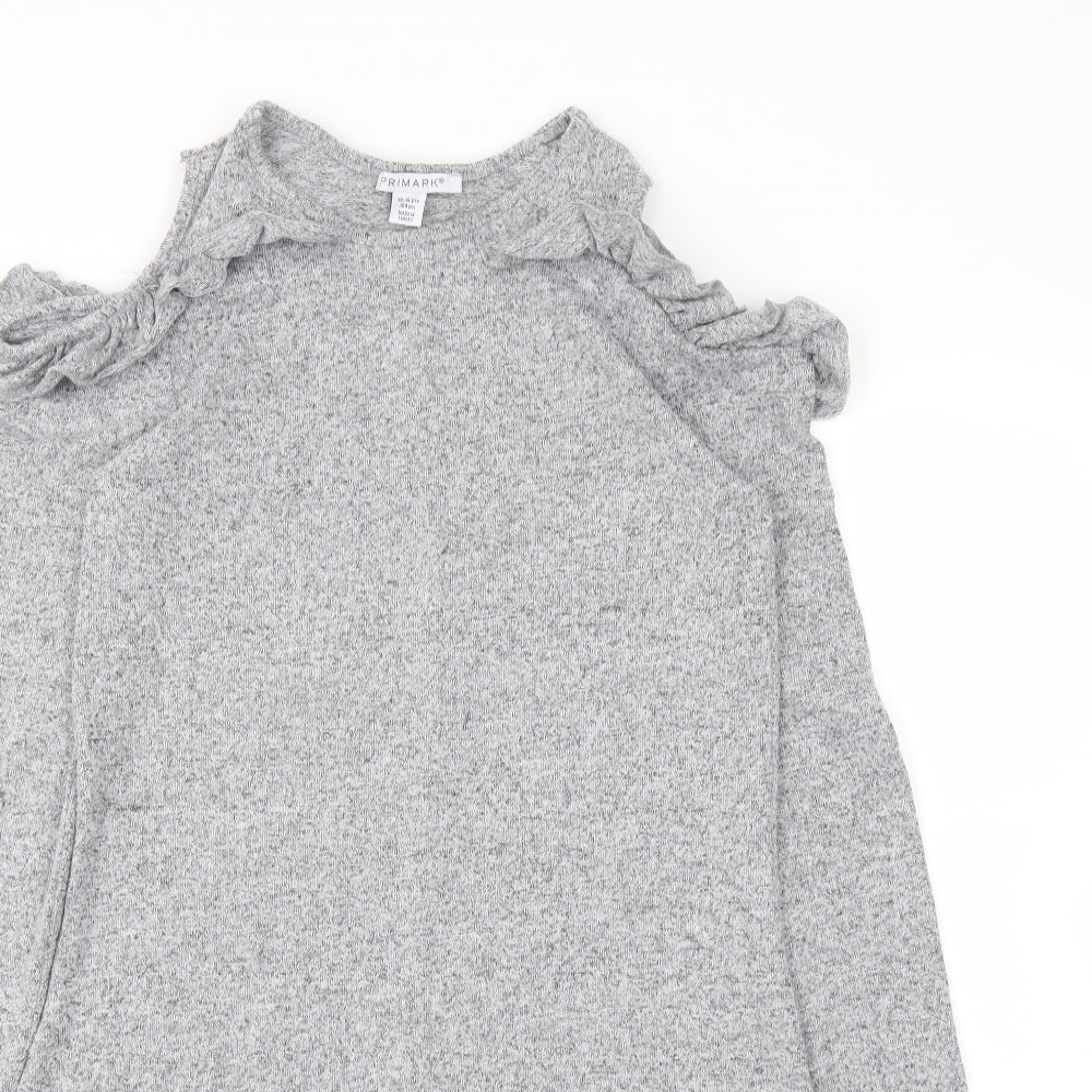 Primark Girls Grey   Jumper Dress  Size 13-14 Years
