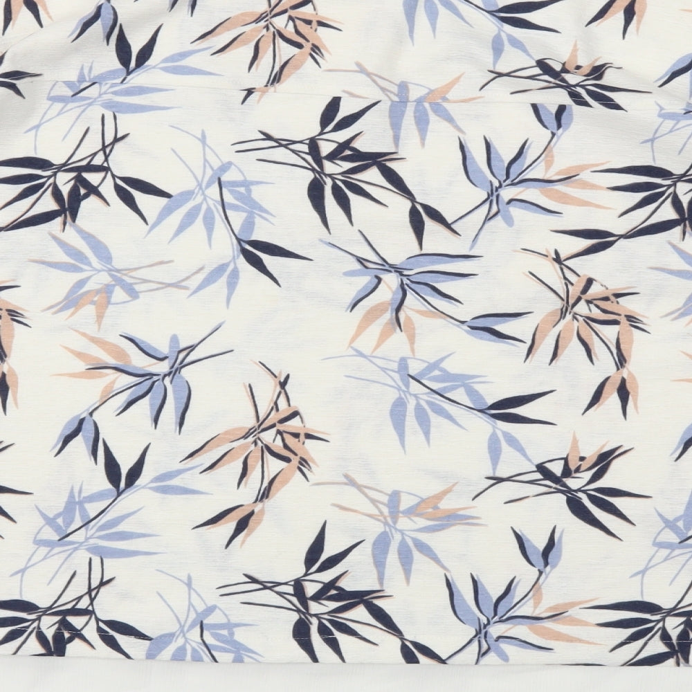 M&S Womens Multicoloured Floral  Basic Blouse Size 18