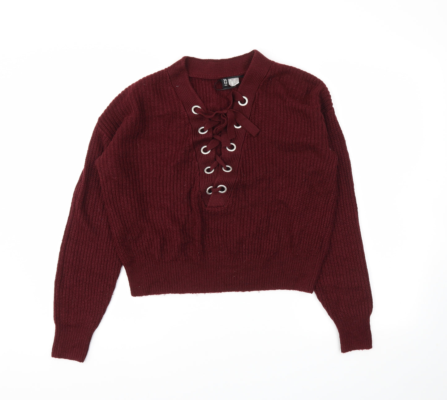 H&M Womens Purple   Pullover Jumper Size XS