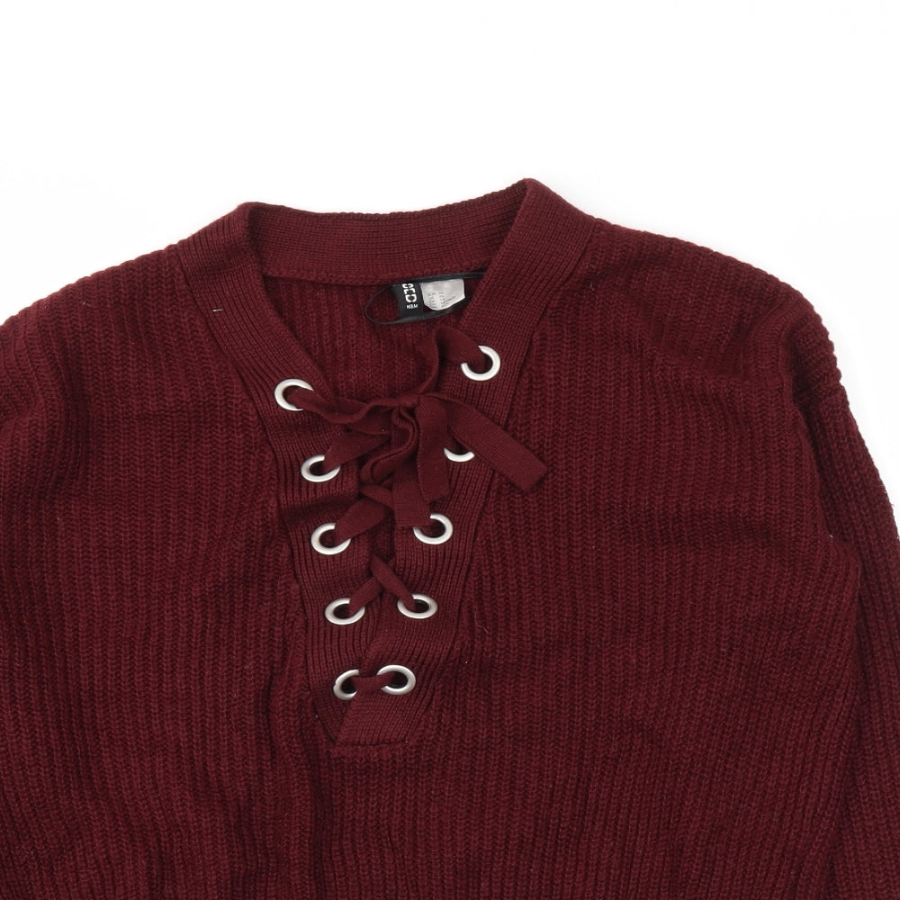 H&M Womens Purple   Pullover Jumper Size XS