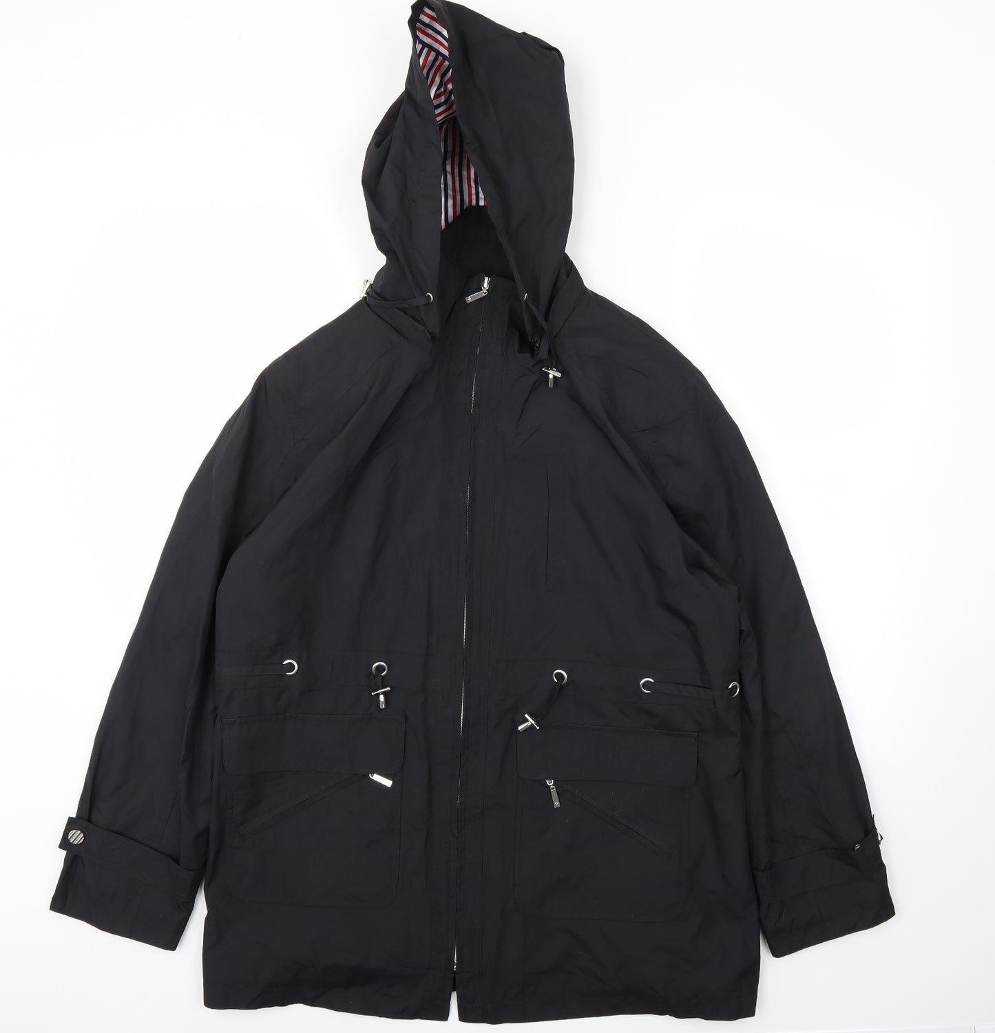 David Barry  Womens Black   Jacket Coat Size 20