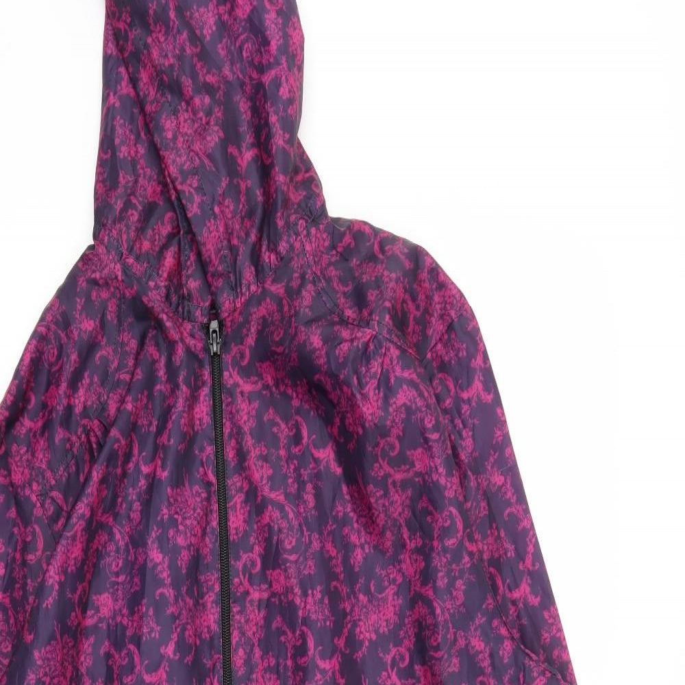 JBC Collection Womens Pink Floral  Jacket Coat Size M