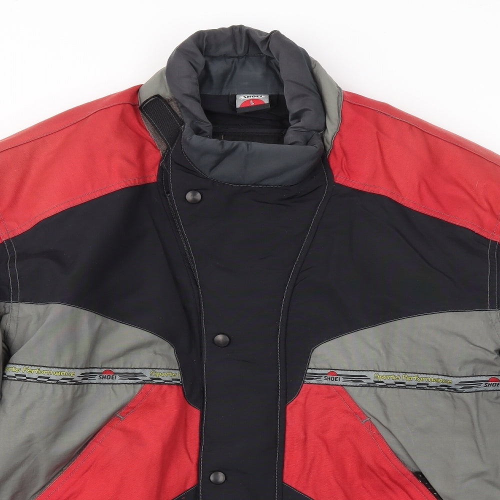 SHOEL Mens Red   Jacket Coat Size L