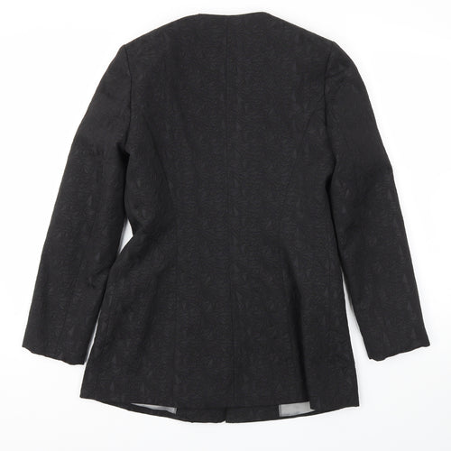 M&S Womens Black   Jacket Blazer Size 8