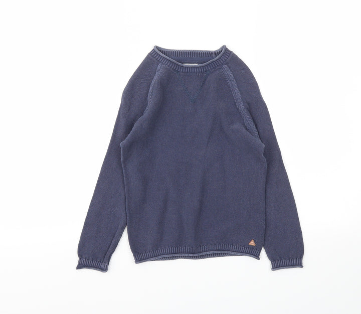 Explore Boys Blue Pullover Sweatshirt Size 4-5 Years