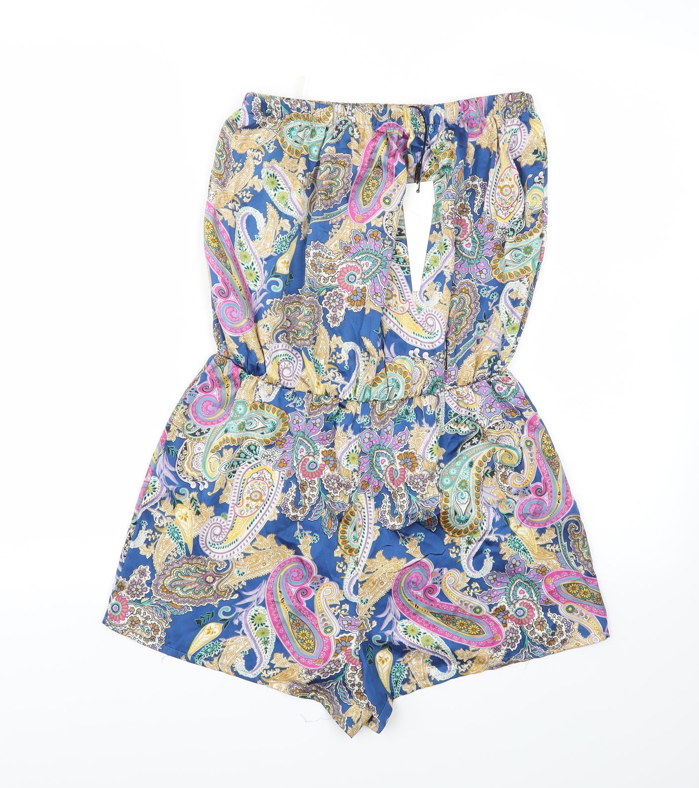 Glamorous Womens Multicoloured Floral  Bodysuit Outfit/Set Size 12