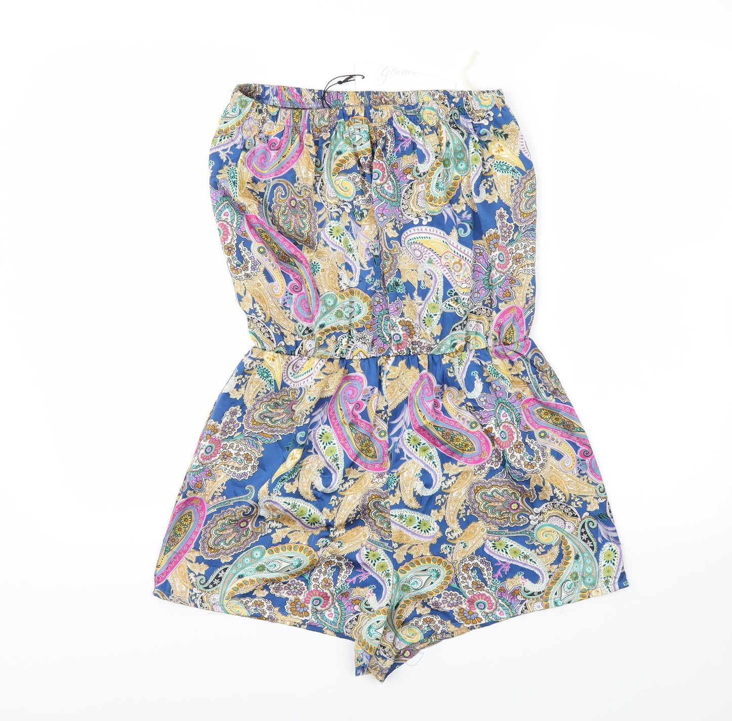 Glamorous Womens Multicoloured Floral  Bodysuit Outfit/Set Size 12