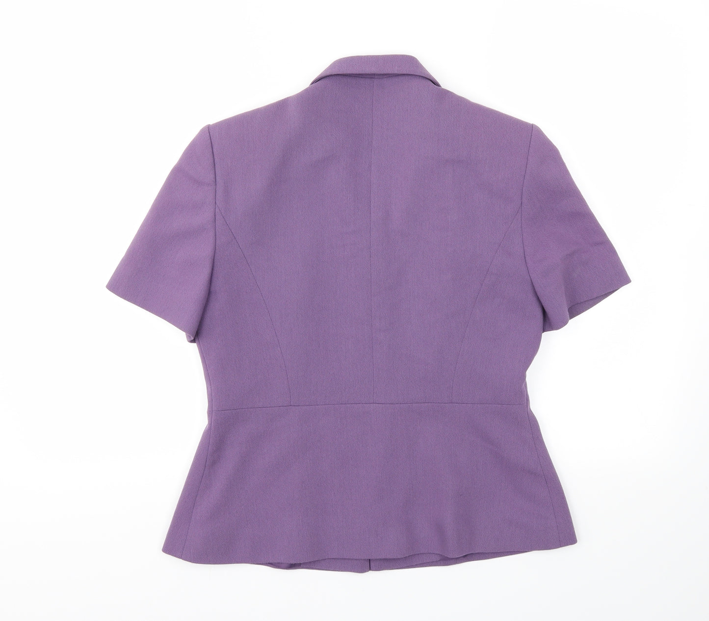 Richards Womens Purple   Basic Blouse Size 10