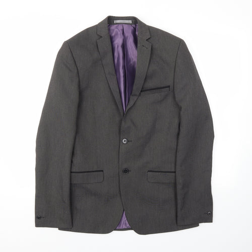 Red Hearing Mens Grey   Jacket Blazer Size 36