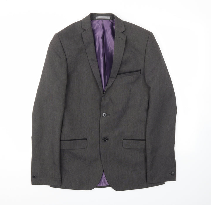 Red Hearing Mens Grey   Jacket Blazer Size 36