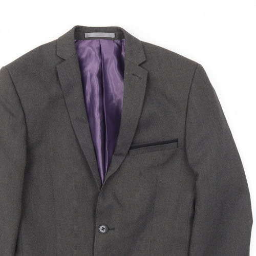 Red Hearing Mens Grey   Jacket Blazer Size 36