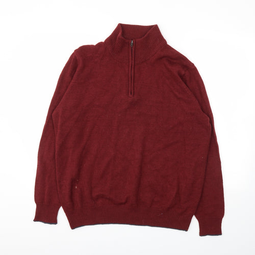 PEP&CO Mens Red   Pullover Sweatshirt Size XL