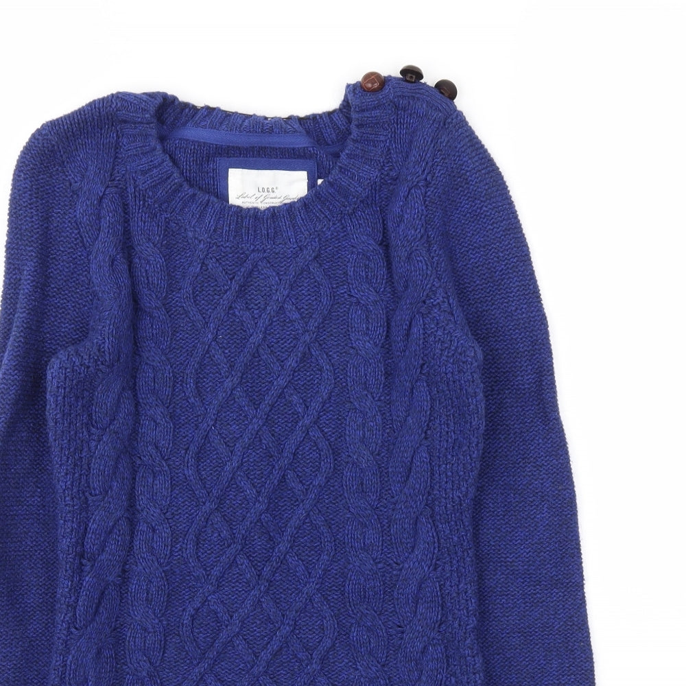 LOGG Womens Blue   Pullover Jumper Size XS