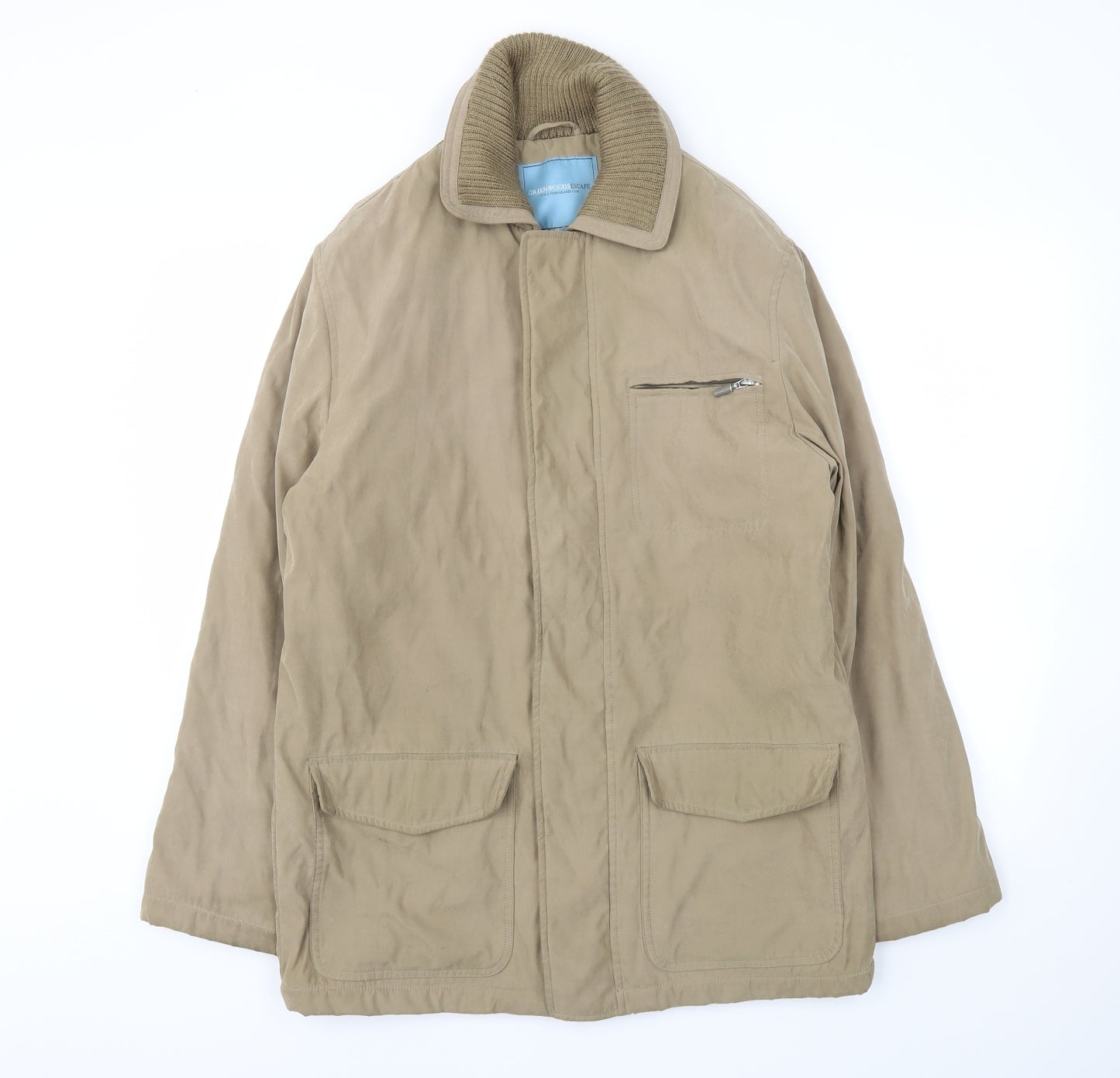 Green Woods  Mens Beige   Jacket Coat Size S