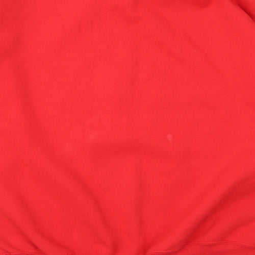 Gildan Womens Red   Pullover Jumper Size L