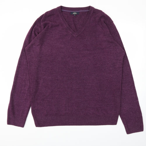 Easy Mens Purple   Pullover Sweatshirt Size XL