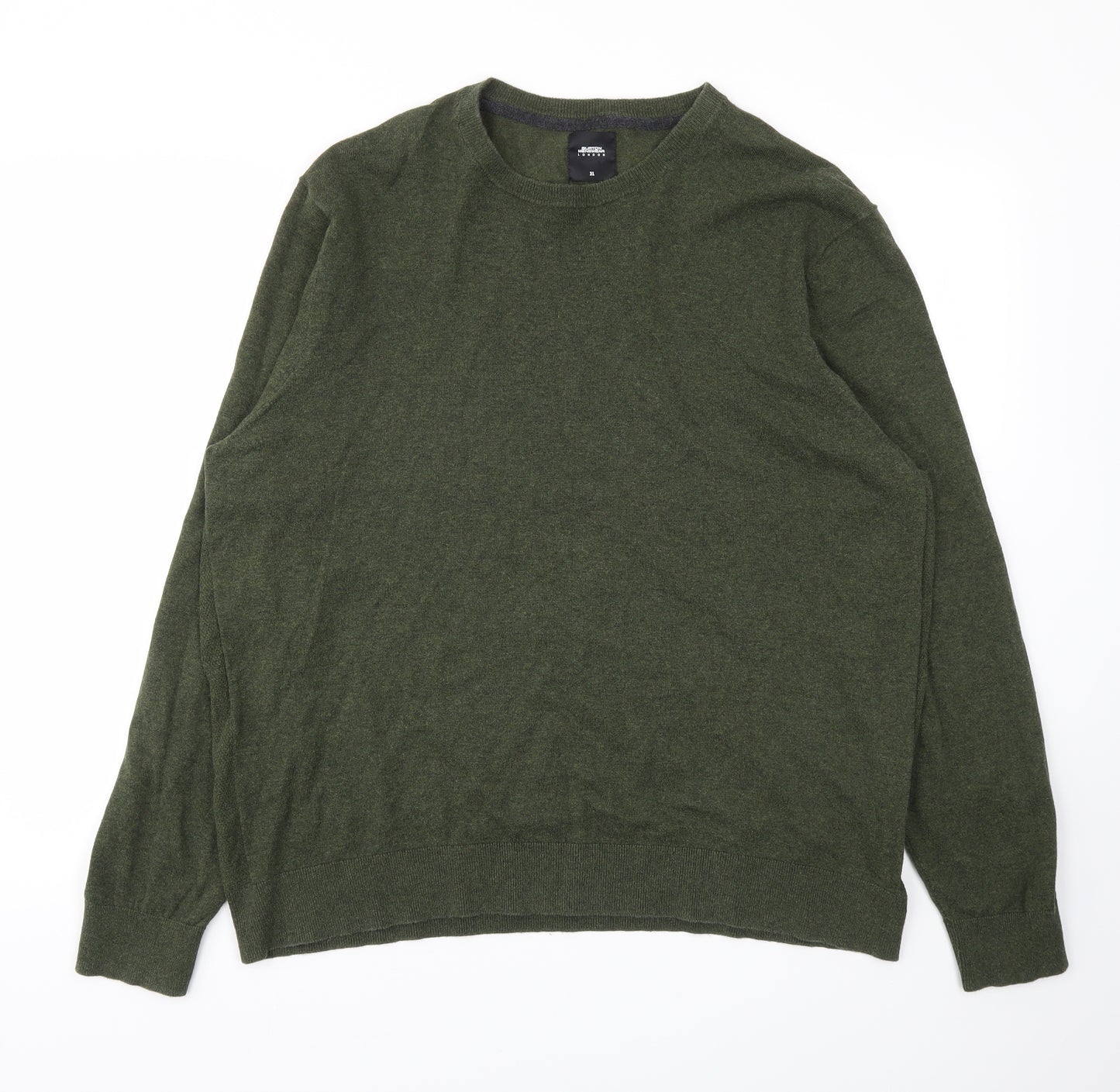 Burton Menswear Mens Green   Pullover Sweatshirt Size XL