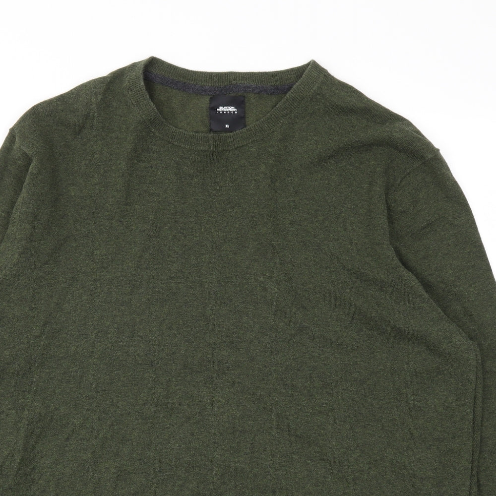Burton Menswear Mens Green   Pullover Sweatshirt Size XL