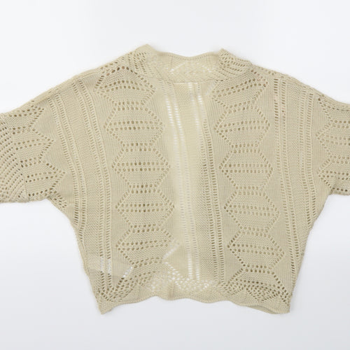New Look Womens Beige   Cardigan Jumper Size L