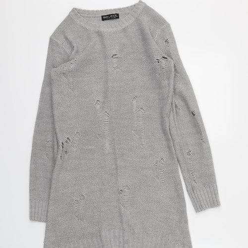 Select Womens Grey   Pullover Jumper Size 10