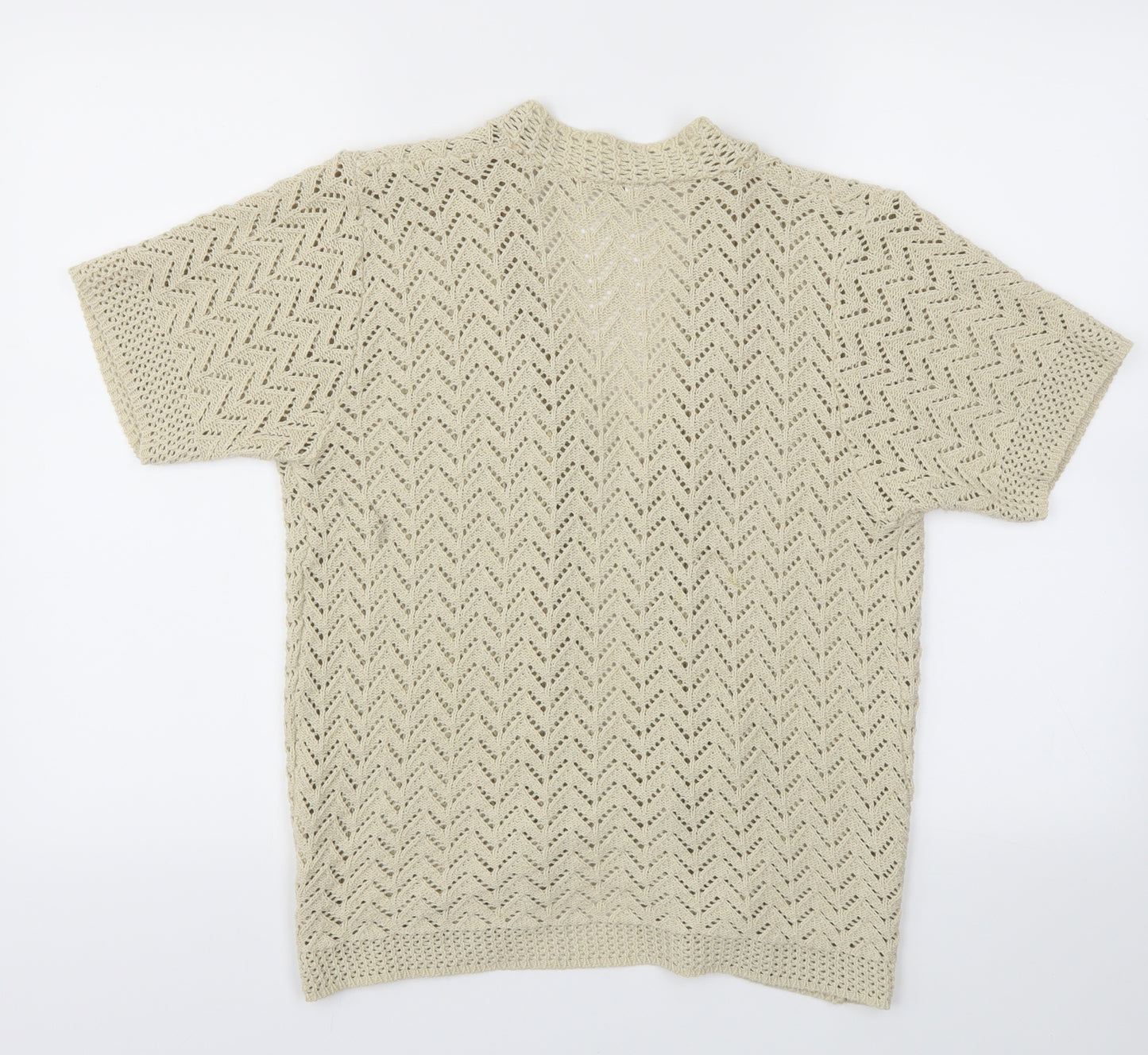 Remel London Womens Beige   Cardigan Jumper Size L