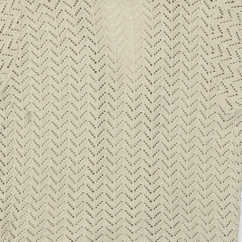 Remel London Womens Beige   Cardigan Jumper Size L