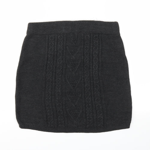 ESKIMO COLLECTION Womens Grey   A-Line Skirt Size XL  - Stretch waistband