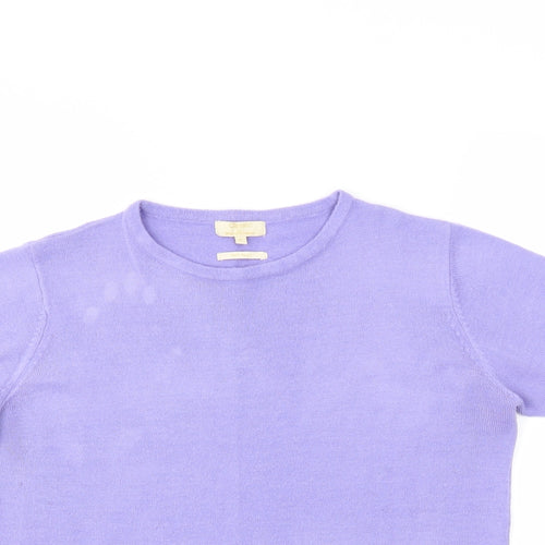 Classic Womens Purple   Pullover Jumper Size M