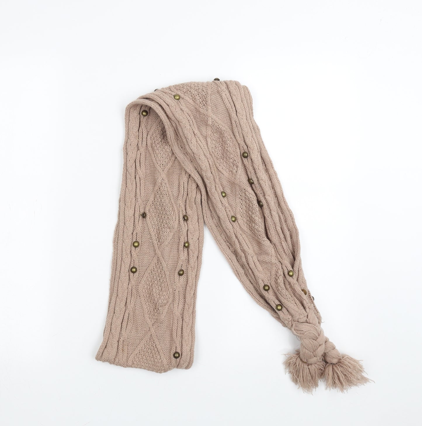 Preworn Womens Beige    Scarf