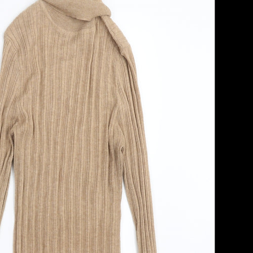 ASOS Womens Beige Striped  Pullover Jumper Size 12