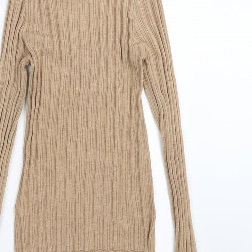 ASOS Womens Beige Striped  Pullover Jumper Size 12