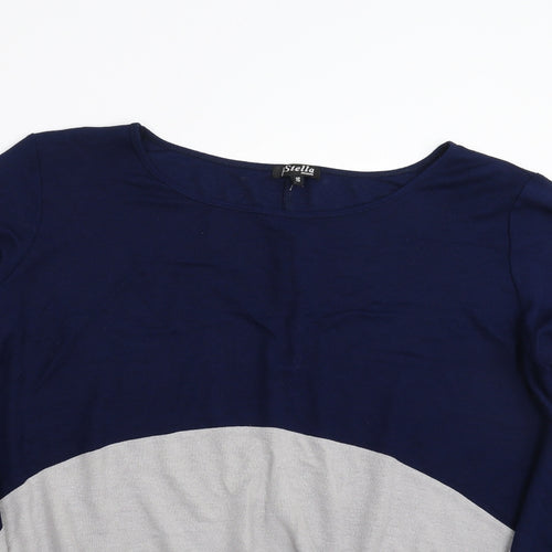 Stella Womens Blue   Pullover Jumper Size 16