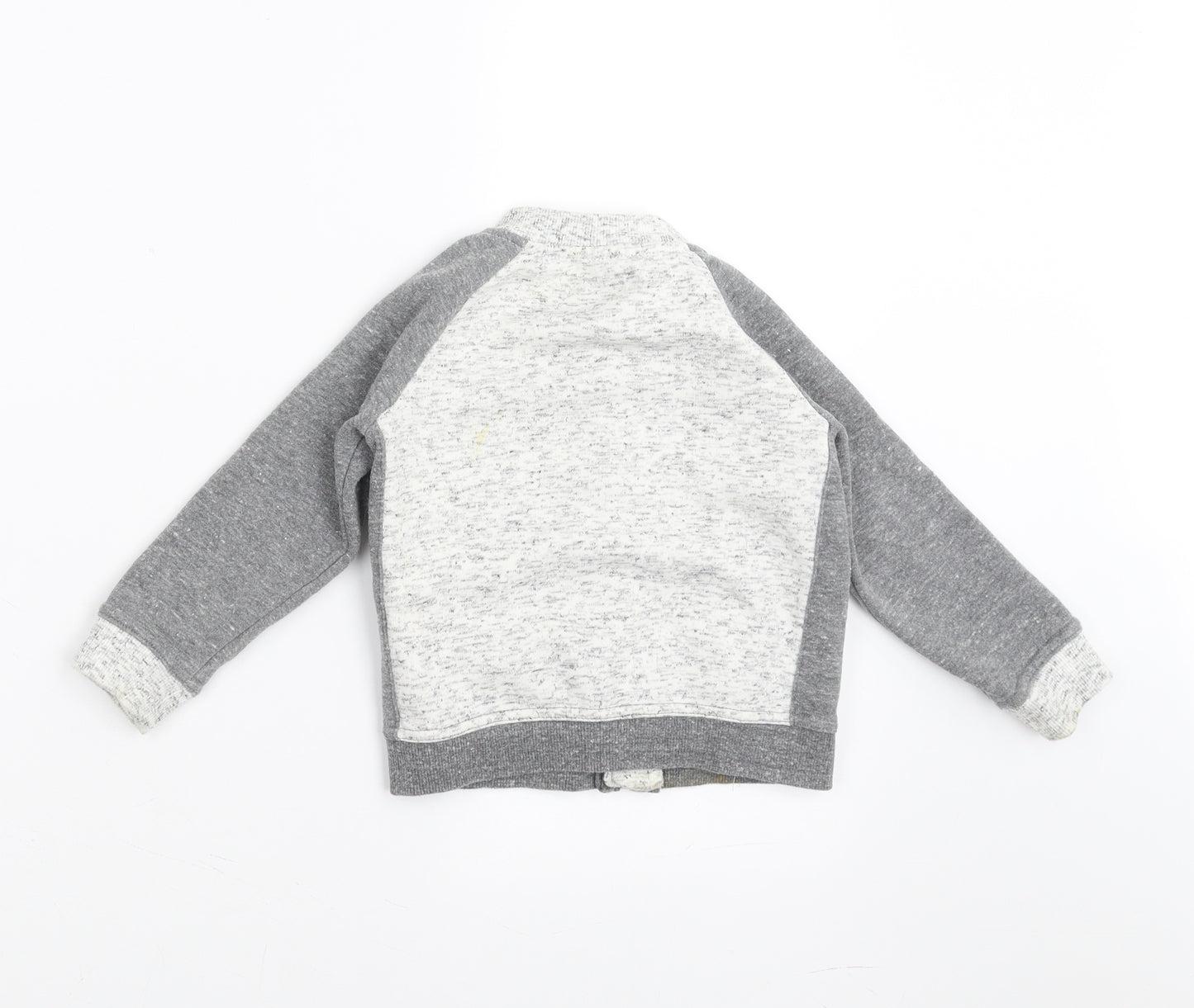 F&F Boys Grey   Full Zip Sweatshirt Size 2-3 Years  - mister cool