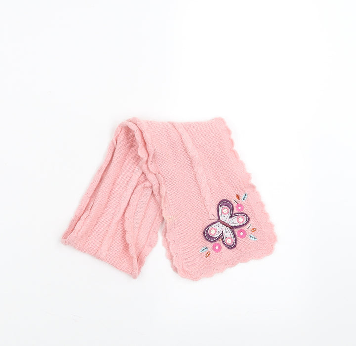 Preworn Girls Pink Scarf Scarves & Wraps One Size - Embroidered detail
