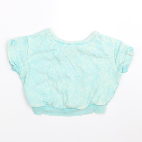 Disney Girls Green   Pullover Sweatshirt Size 7-8 Years  - call me on my shell