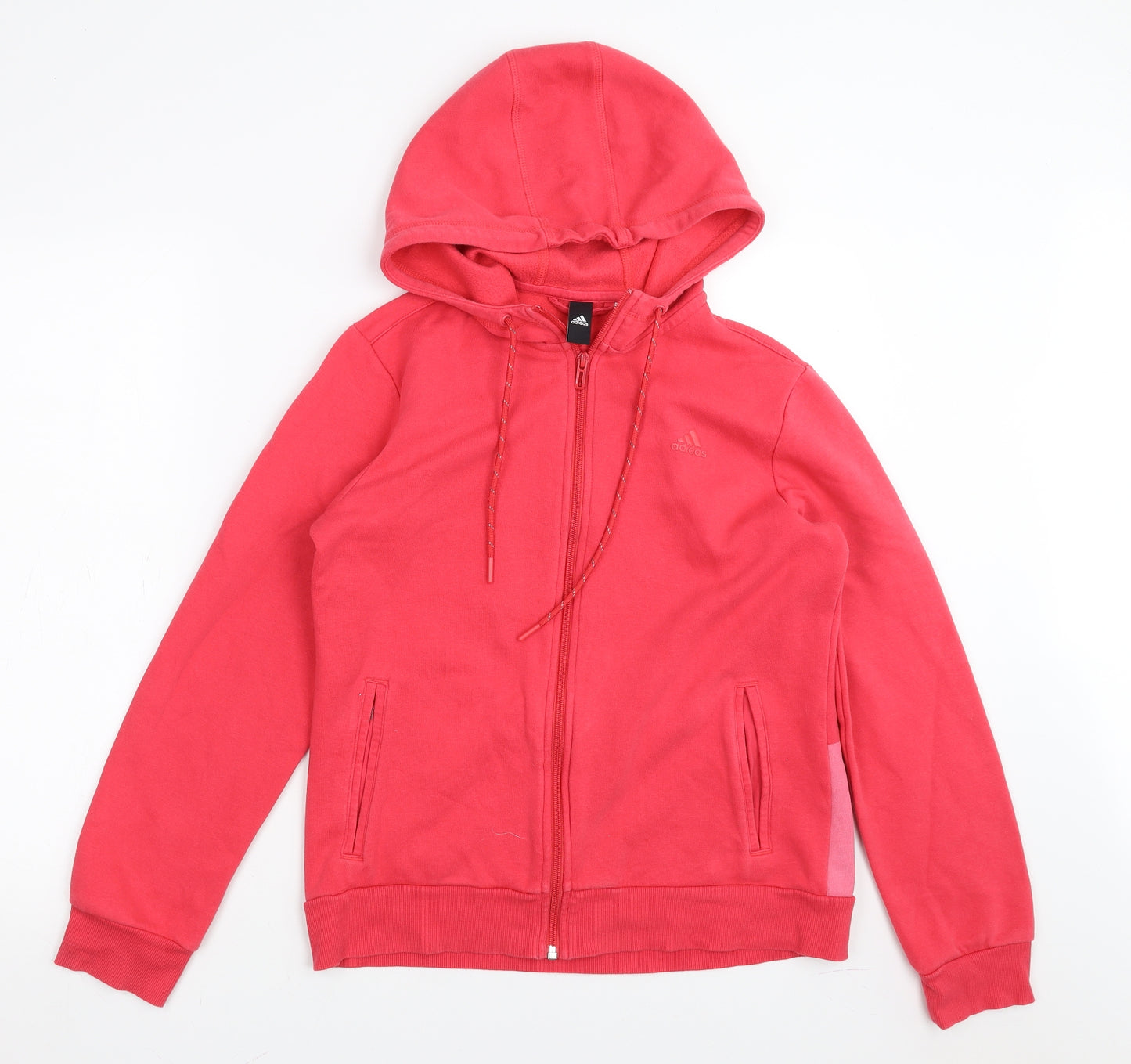 adidas Womens Pink   Full Zip Hoodie Size 12